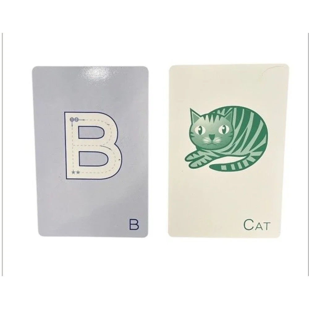 ABC’s Write And Wipe Uppercase Letters Kumon Flash Cards
